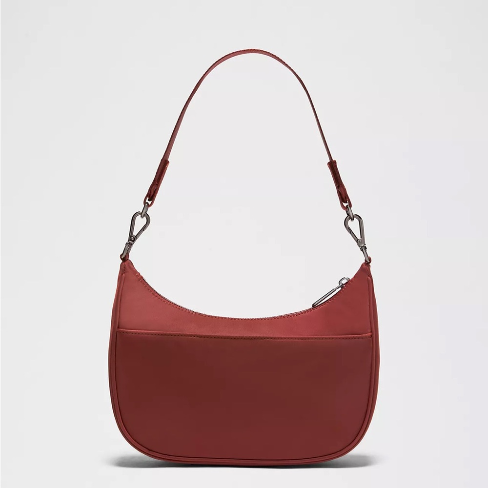 Lululemon City Essentials Small Shoulder Bag 3L NWT Maroon, Burgundy - Picture 3 of 6